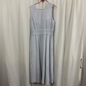 1901 striped sleeveless dress size 10